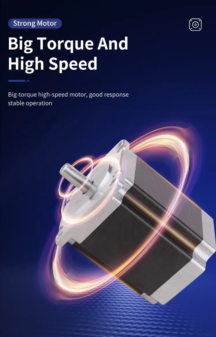 57mm 57HS 1.8° two-phase stepper motor features