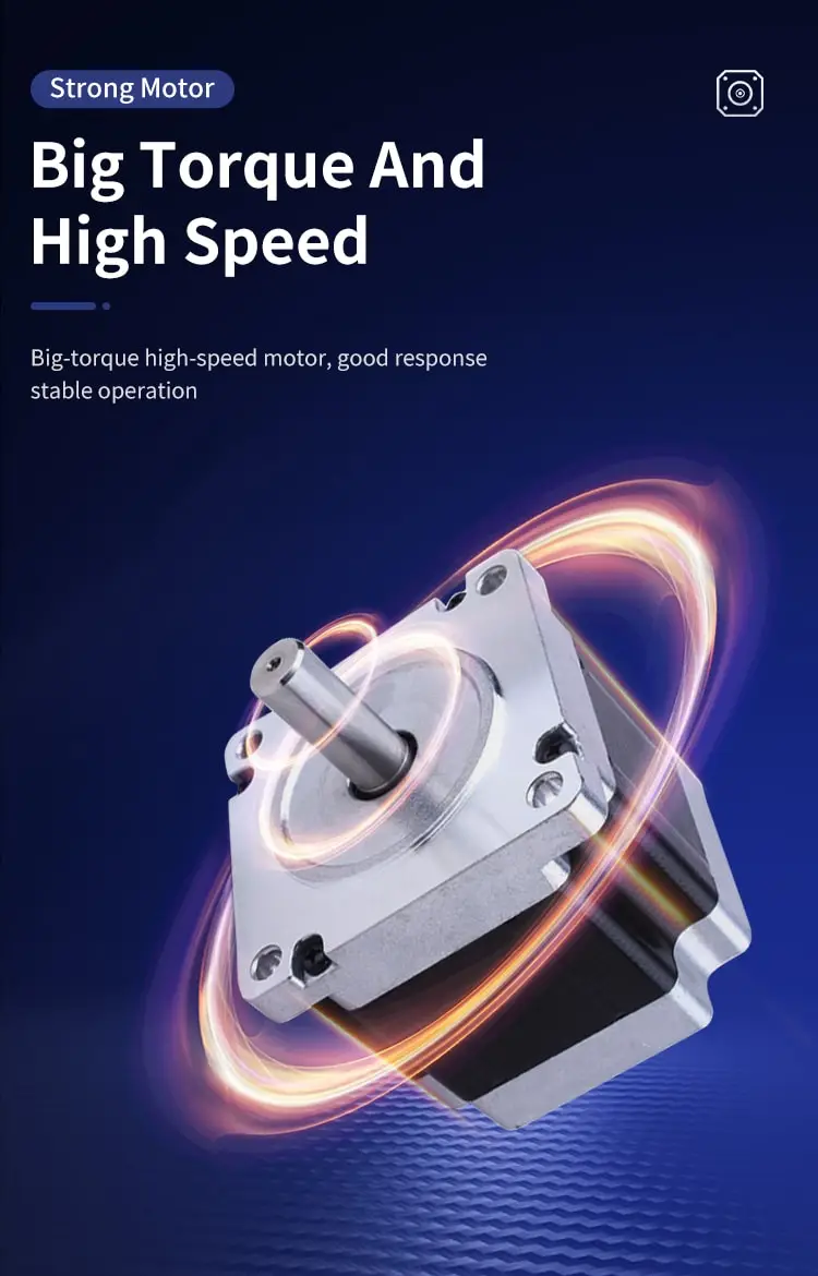 86mm 86HC 1.2° three-phase stepper motor features