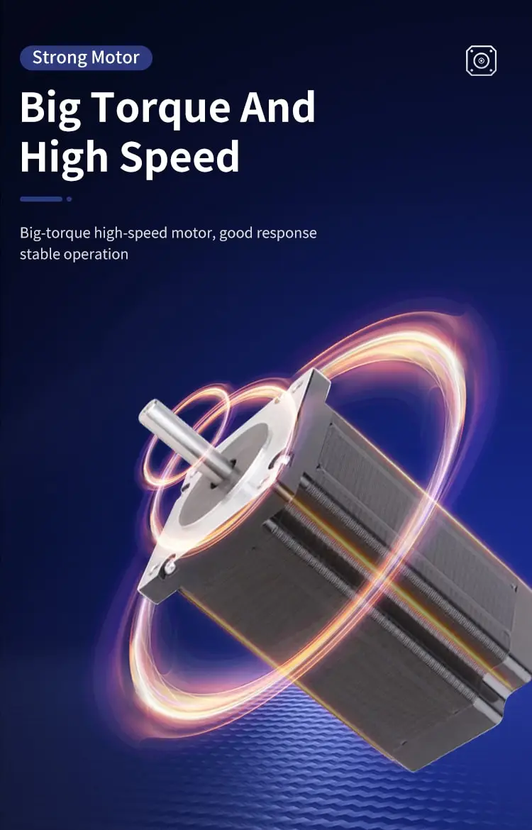 60mm 60HS 1.8° two-phase stepper motor features