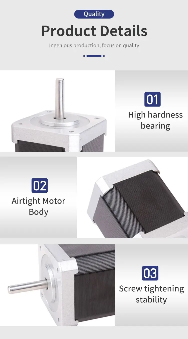 42mm 42HM 0.9° two-phase stepper motor details