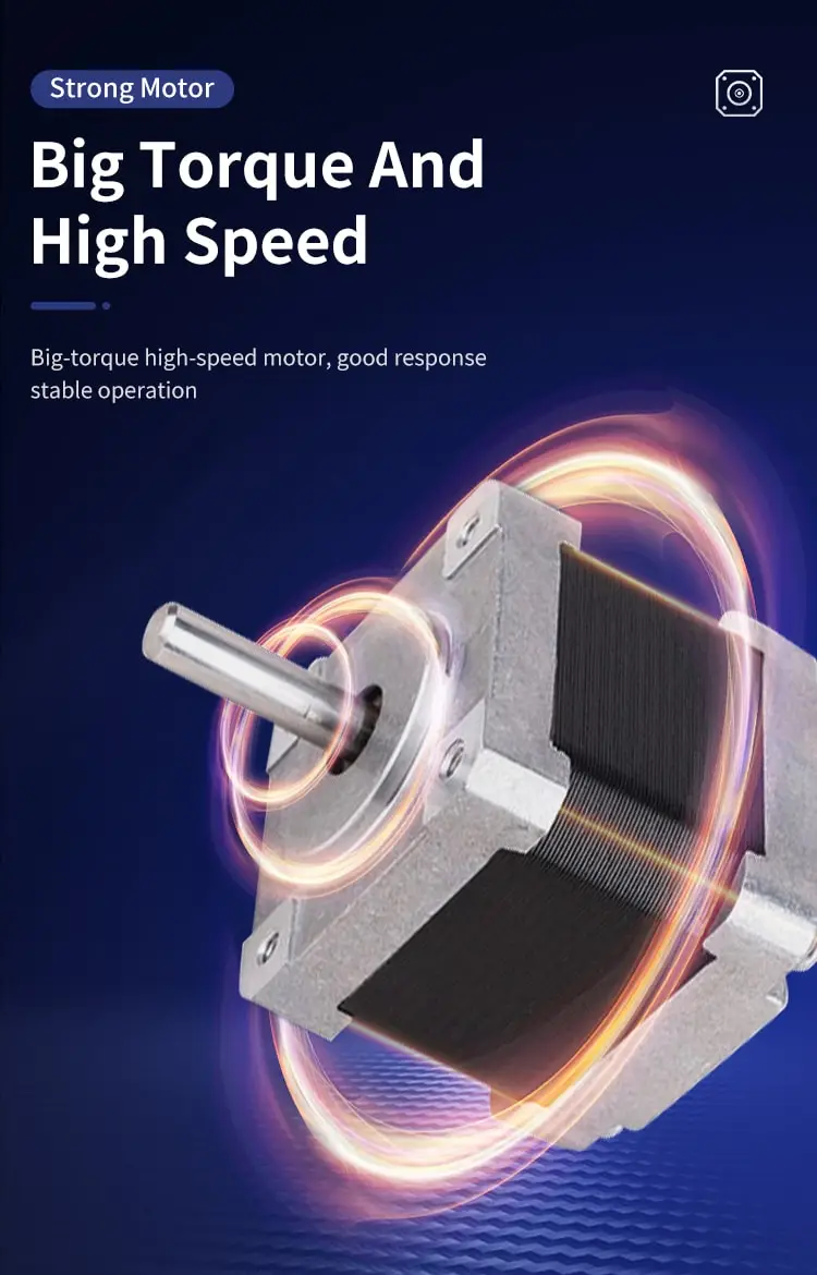 35mm 35HM 0.9° two-phase stepper motor features