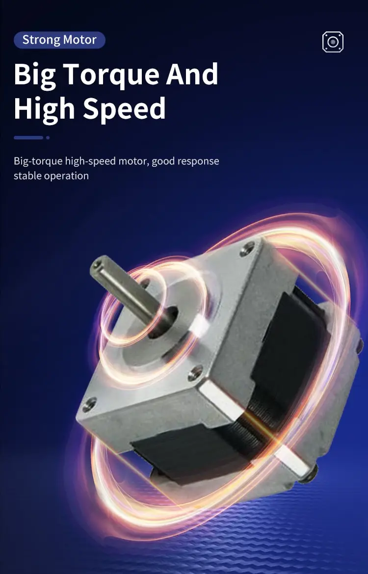 39mm 39HM 0.9° two-phase stepper motor features